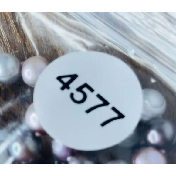 WW 925 Baroque Potato Freshwater Pearl Necklace White Pink Shades Sterling 4577 - Picture 15 of 15